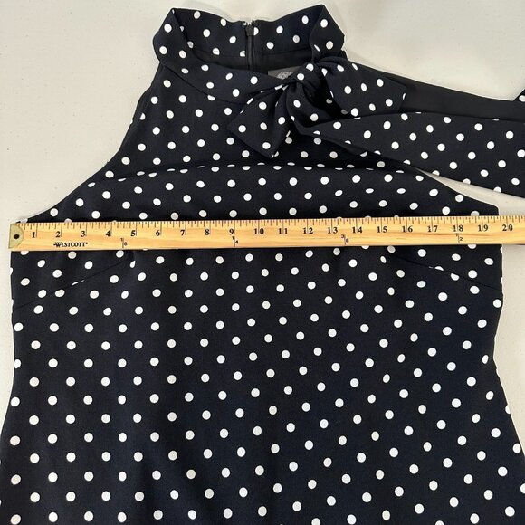 Vince Camuto Polka Dot Shift Dress Size 14 Black - Picture 8 of 14